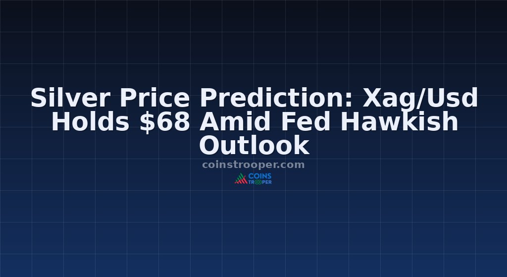 Silver Price Prediction: Xag/Usd Holds $68 Amid Fed Hawkish Outlook