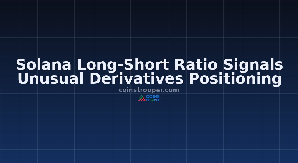 Solana Long-Short Ratio Signals Unusual Derivatives Positioning