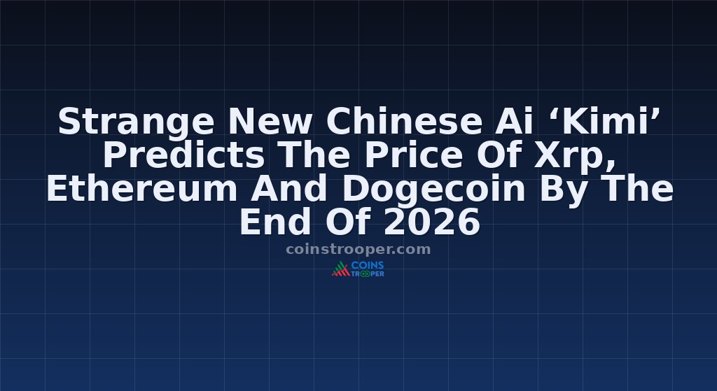 Strange New Chinese Ai ‘Kimi’ Predicts The Price Of Xrp, Ethereum And Dogecoin By The End Of 2026