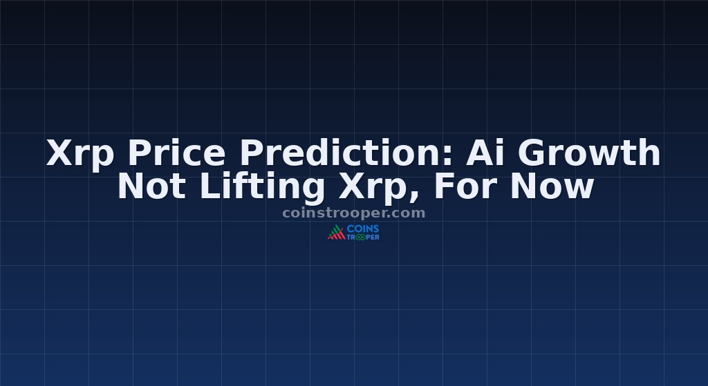 Xrp Price Prediction: Ai Growth Not Lifting Xrp, For Now