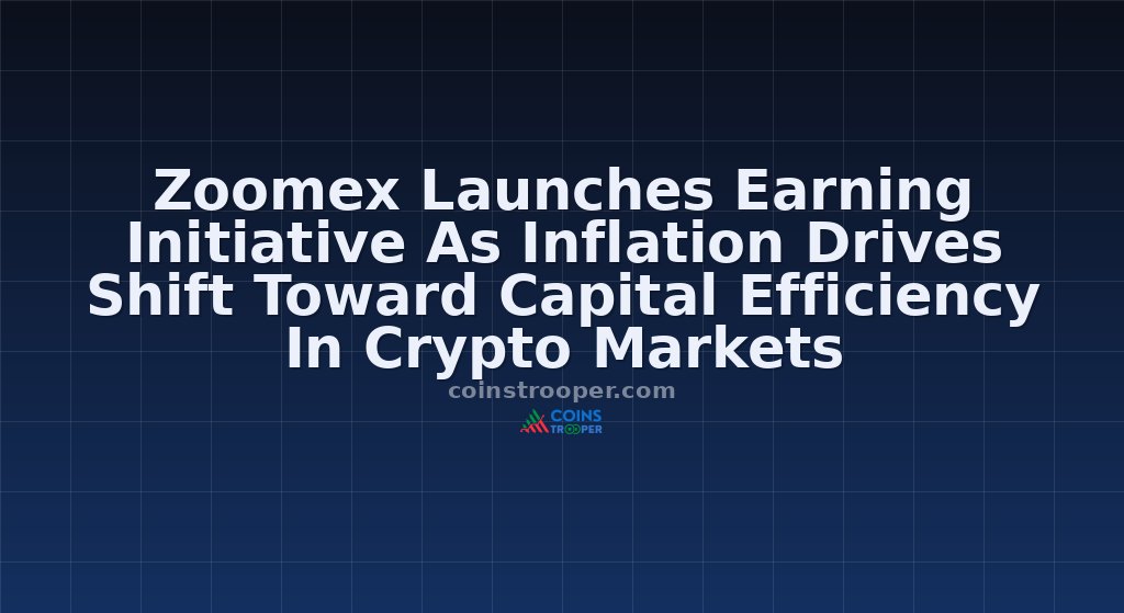 Zoomex Launches Earning Initiative As Inflation Drives Shift Toward Capital Efficiency In Crypto Markets