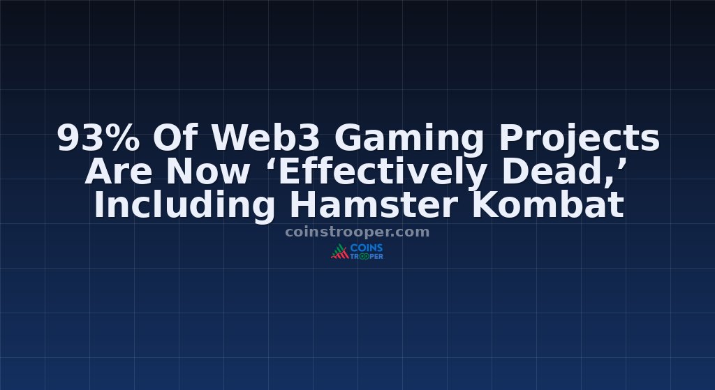 93% Of Web3 Gaming Projects Are Now ‘Effectively Dead,’ Including Hamster Kombat