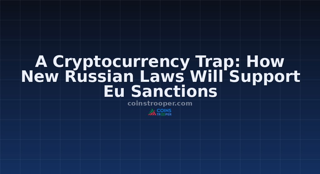 A Cryptocurrency Trap: How New Russian Laws Will Support Eu Sanctions