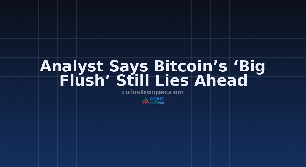 Analyst Says Bitcoin’s ‘Big Flush’ Still Lies Ahead