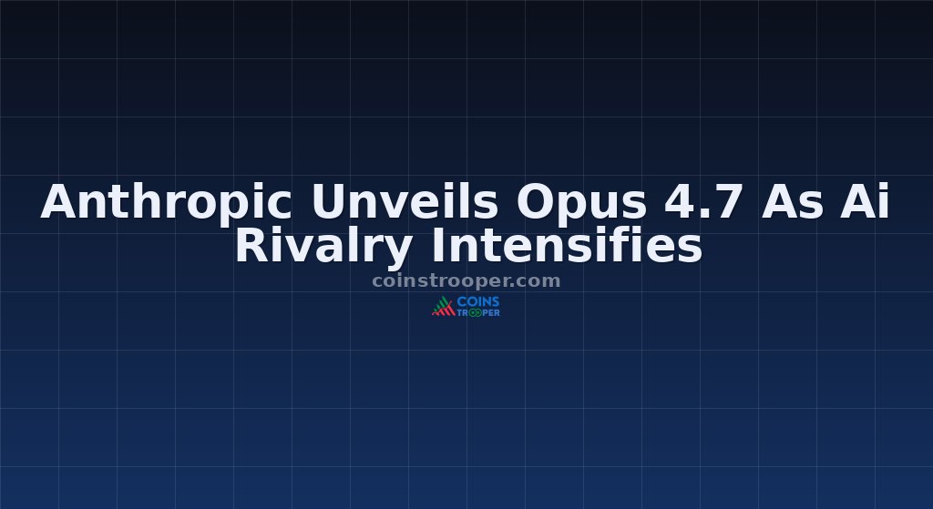 Anthropic Unveils Opus 4.7 As Ai Rivalry Intensifies