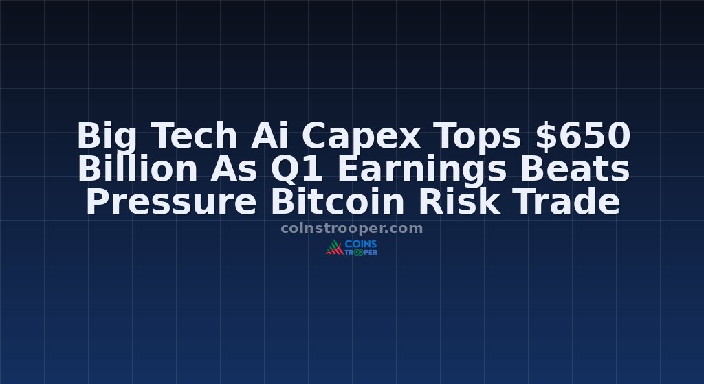 Big Tech Ai Capex Tops $650 Billion As Q1 Earnings Beats Pressure Bitcoin Risk Trade