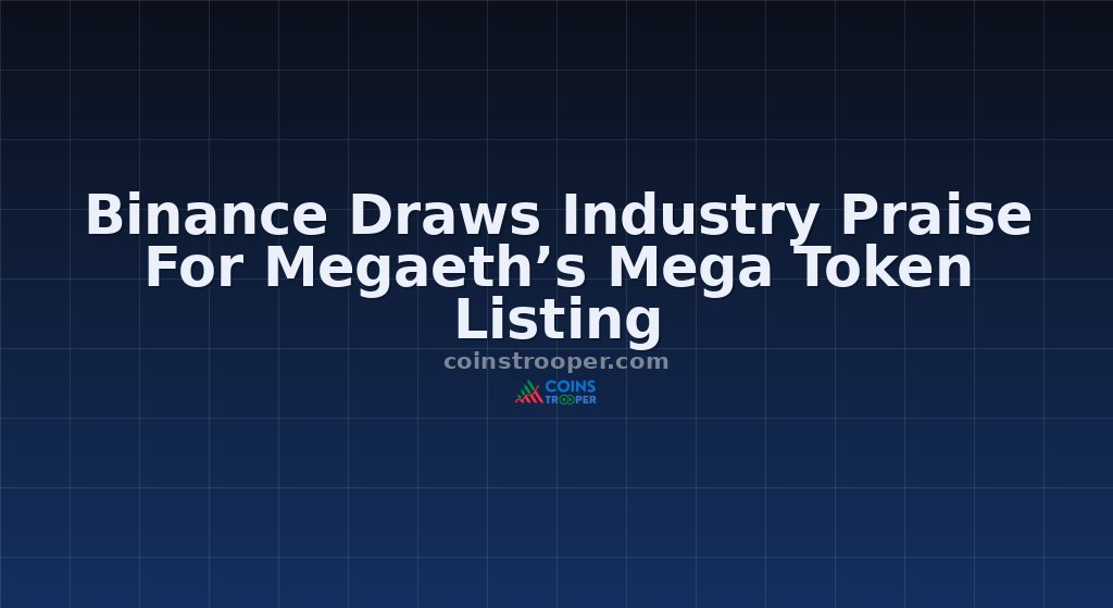 Binance Draws Industry Praise For Megaeth’s Mega Token Listing