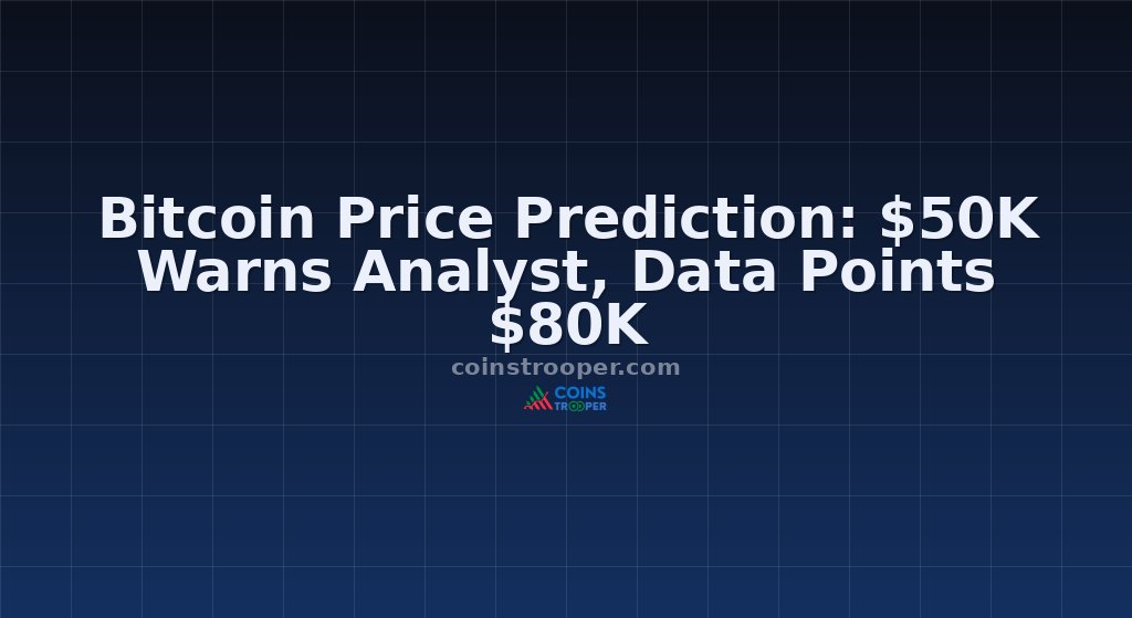 Bitcoin Price Prediction: $50K Warns Analyst, Data Points $80K