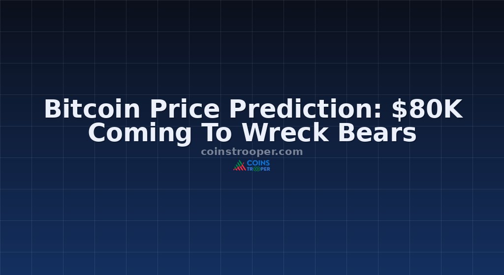 Bitcoin Price Prediction: $80K Coming To Wreck Bears