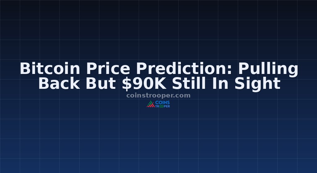 Bitcoin Price Prediction: Pulling Back But $90K Still In Sight