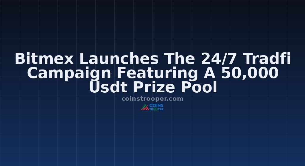 Bitmex Launches The 24/7 Tradfi Campaign Featuring A 50,000 Usdt Prize Pool