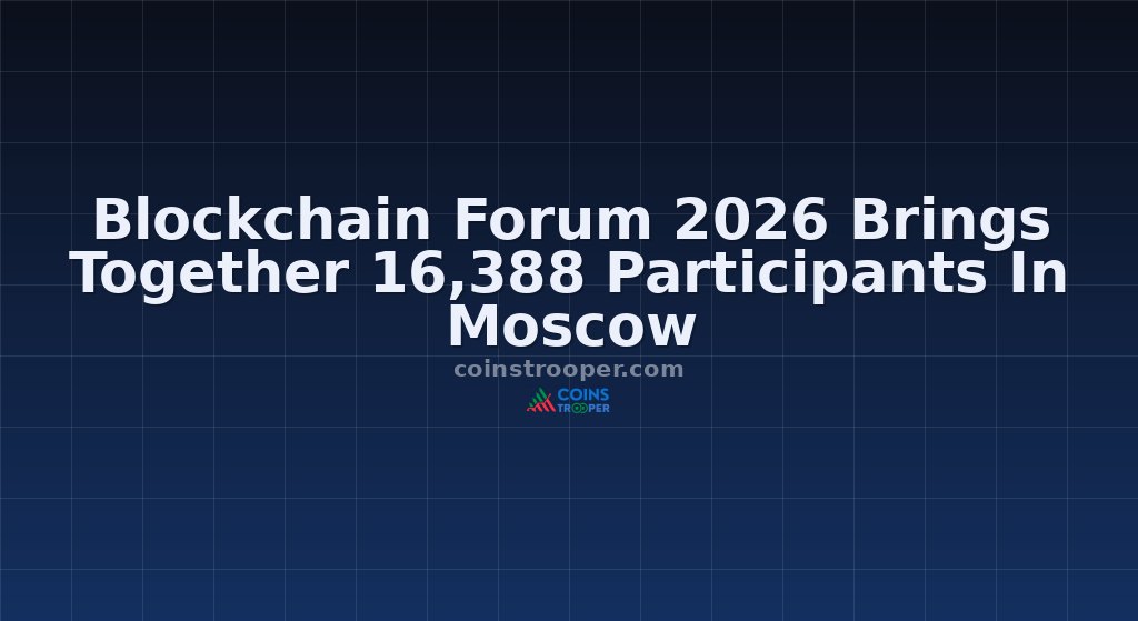 Blockchain Forum 2026 Brings Together 16,388 Participants In Moscow