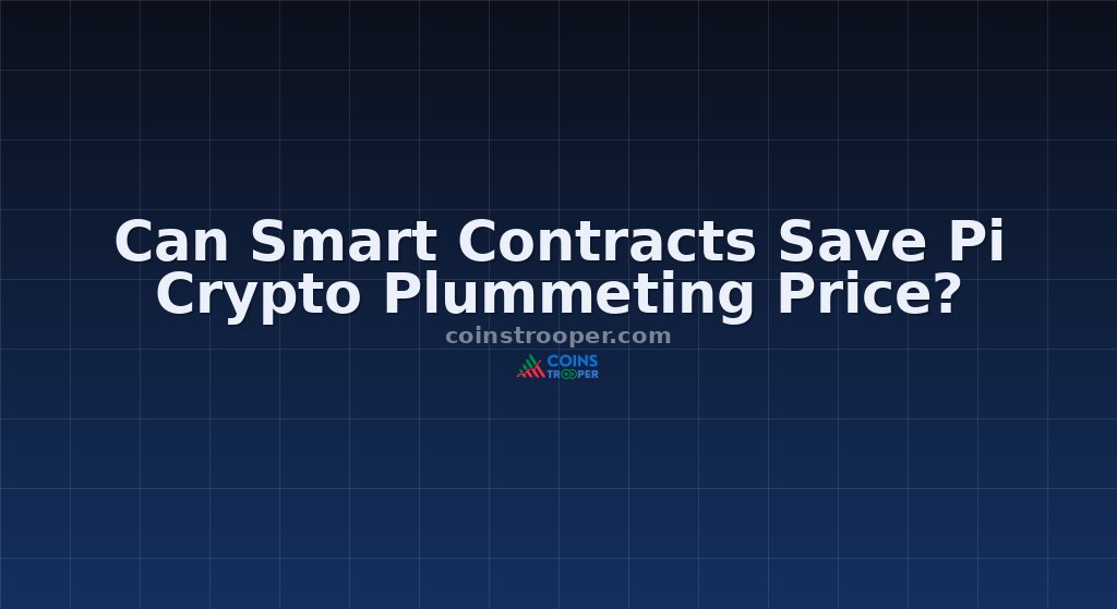 Can Smart Contracts Save Pi Crypto Plummeting Price?