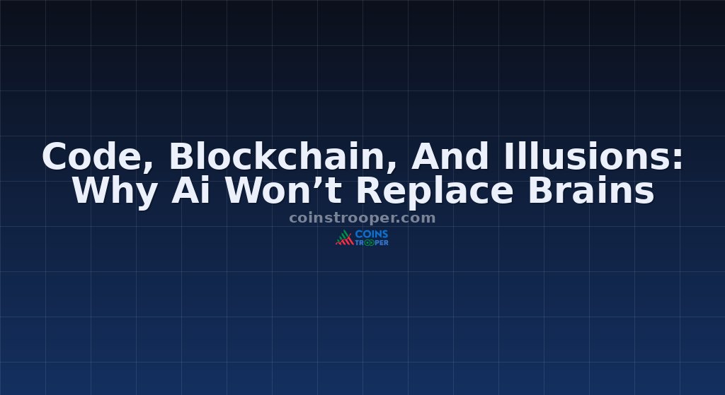 Code, Blockchain, And Illusions: Why Ai Won’t Replace Brains
