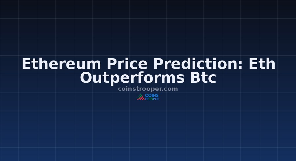 Ethereum Price Prediction: Eth Outperforms Btc