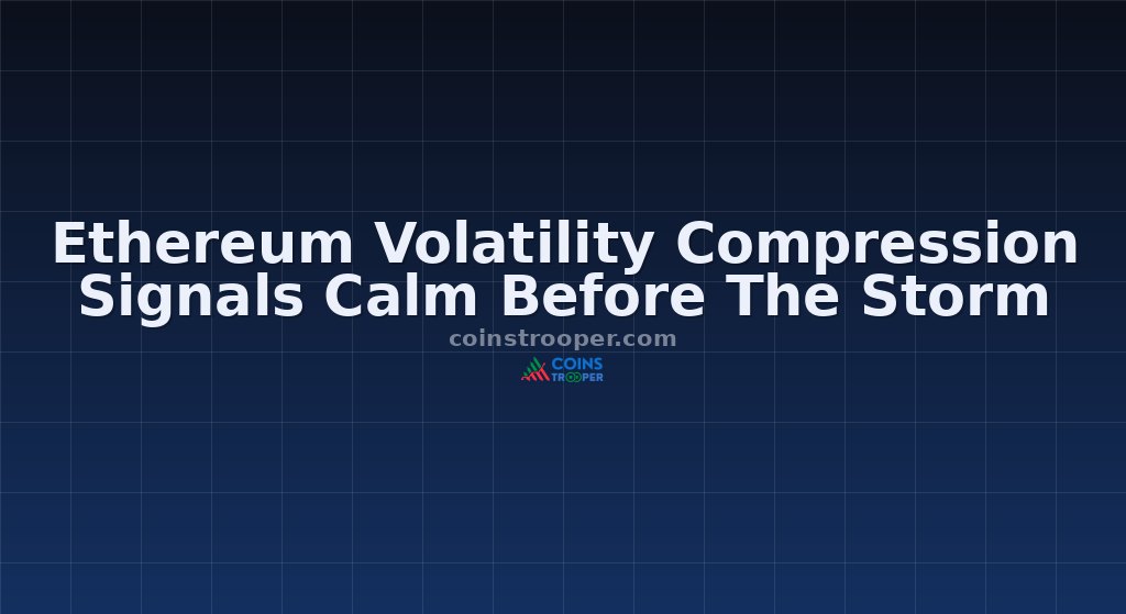 Ethereum Volatility Compression Signals Calm Before The Storm