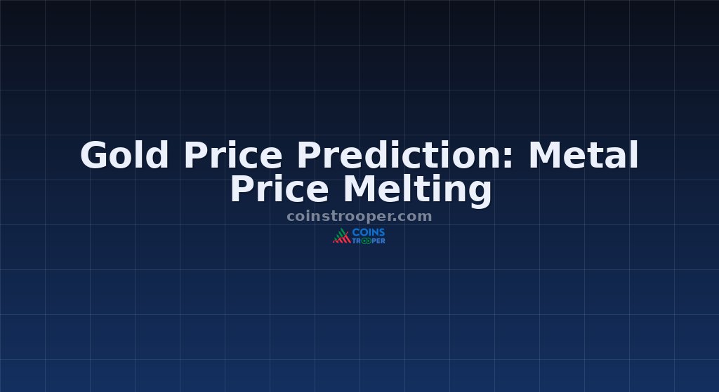 Gold Price Prediction: Metal Price Melting