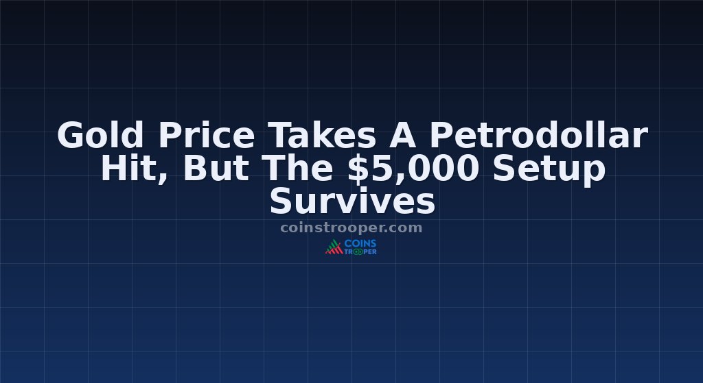 Gold Price Takes A Petrodollar Hit, But The $5,000 Setup Survives
