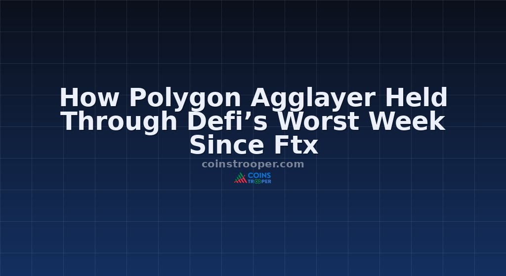 How Polygon Agglayer Held Through Defi’s Worst Week Since Ftx