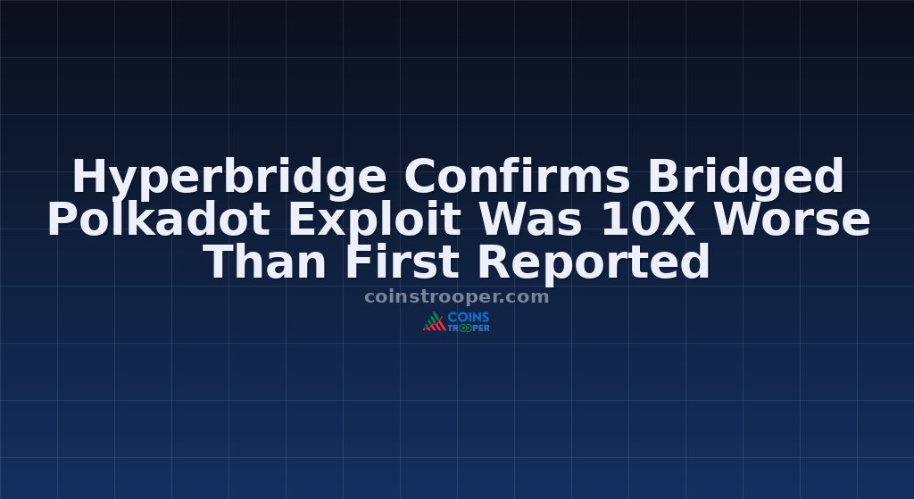 Hyperbridge Confirms Bridged Polkadot Exploit Was 10X Worse Than First Reported