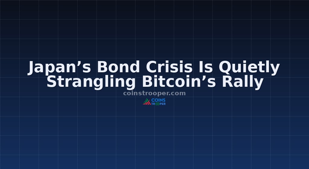 Japan’s Bond Crisis Is Quietly Strangling Bitcoin’s Rally