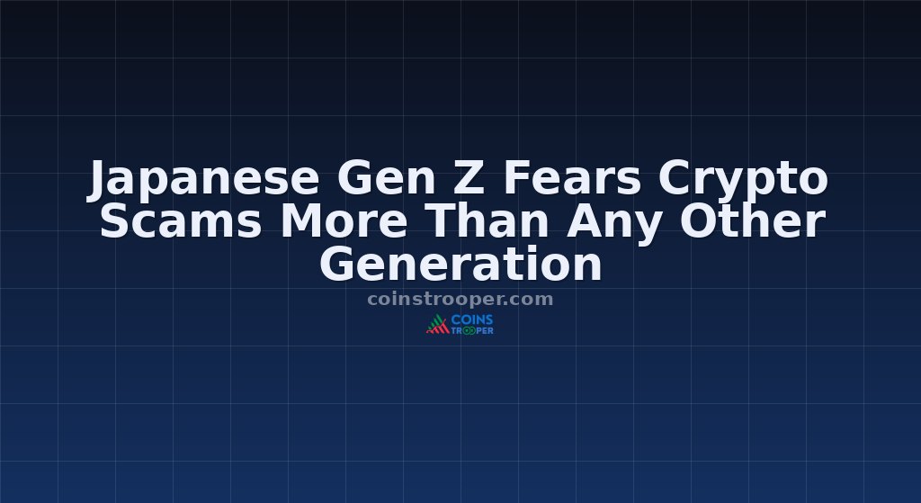 Japanese Gen Z Fears Crypto Scams More Than Any Other Generation