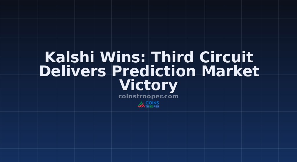 Kalshi Wins: Third Circuit Delivers Prediction Market Victory