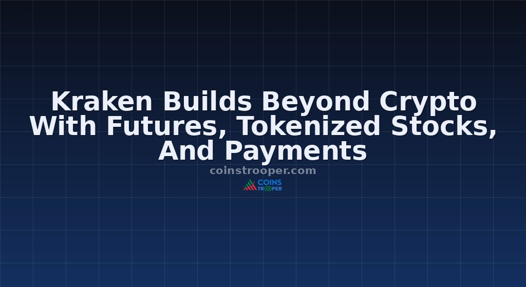 Kraken Builds Beyond Crypto With Futures, Tokenized Stocks, And Payments