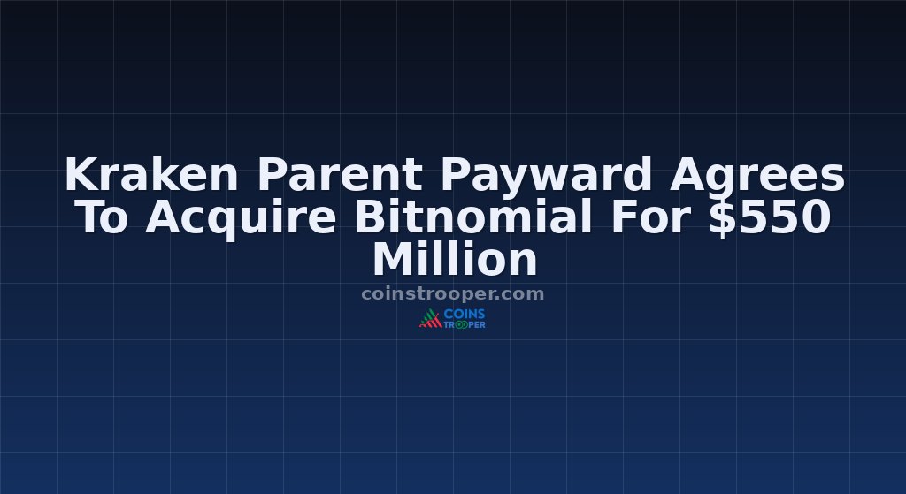 Kraken Parent Payward Agrees To Acquire Bitnomial For $550 Million