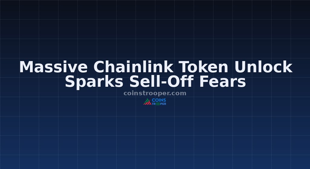Massive Chainlink Token Unlock Sparks Sell-Off Fears