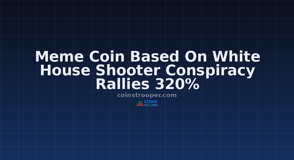 Meme Coin Based On White House Shooter Conspiracy Rallies 320%