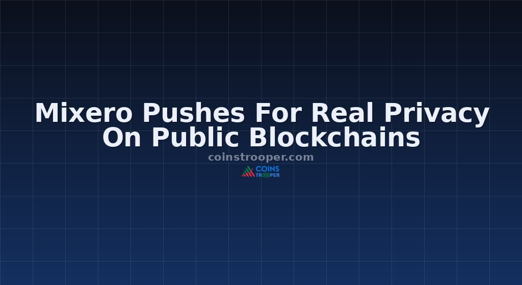 Mixero Pushes For Real Privacy On Public Blockchains