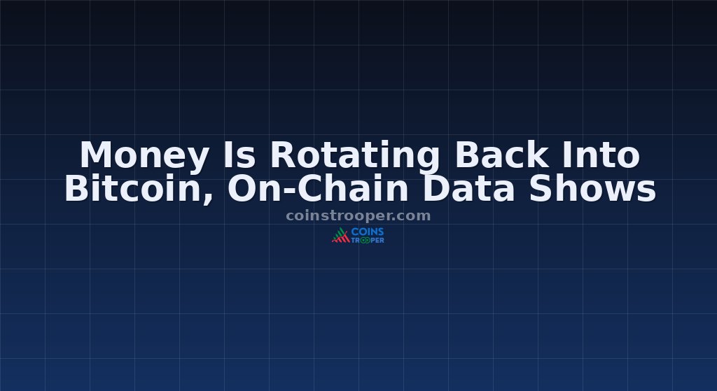 Money Is Rotating Back Into Bitcoin, On-Chain Data Shows