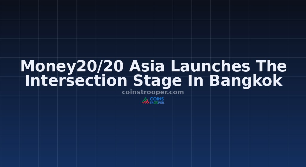 Money20/20 Asia Launches The Intersection Stage In Bangkok