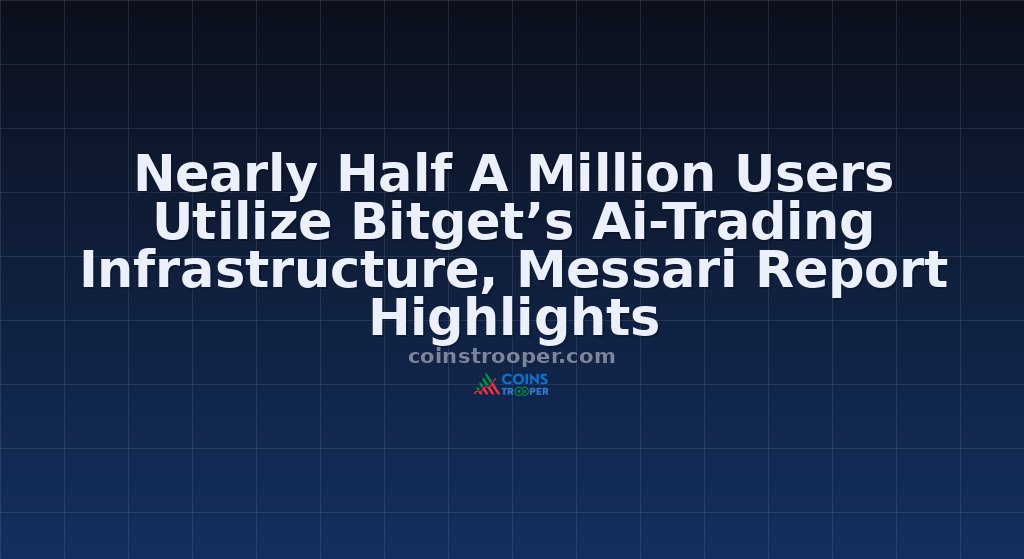 Nearly Half A Million Users Utilize Bitget’s Ai-Trading Infrastructure, Messari Report Highlights