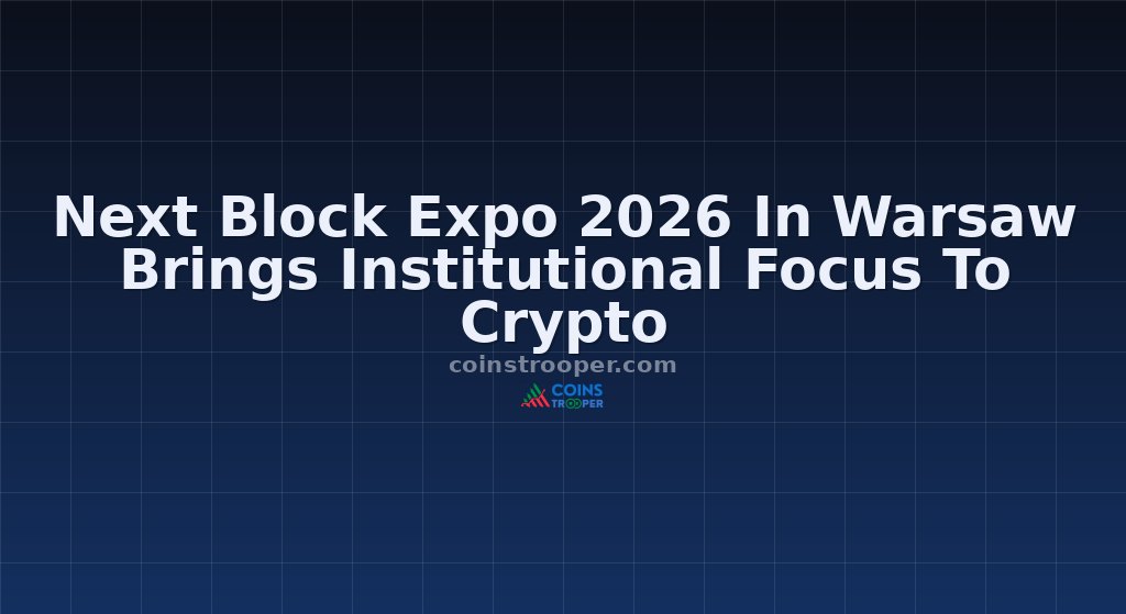 Next Block Expo 2026 In Warsaw Brings Institutional Focus To Crypto 