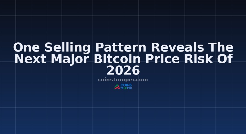 One Selling Pattern Reveals The Next Major Bitcoin Price Risk Of 2026