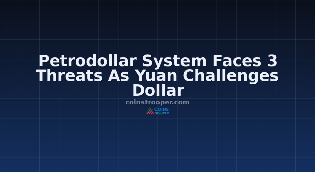 Petrodollar System Faces 3 Threats As Yuan Challenges Dollar