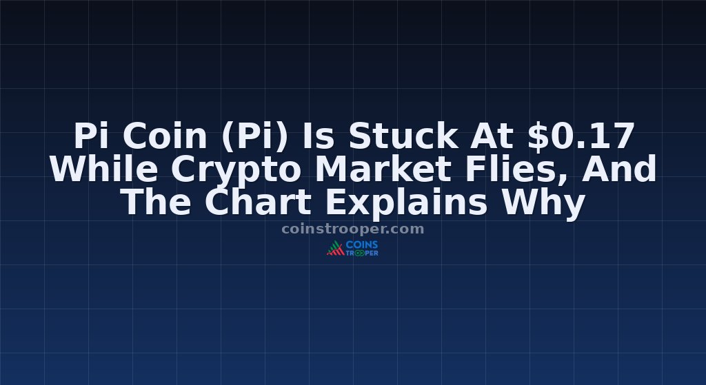 Pi Coin (Pi) Is Stuck At $0.17 While Crypto Market Flies, And The Chart Explains Why