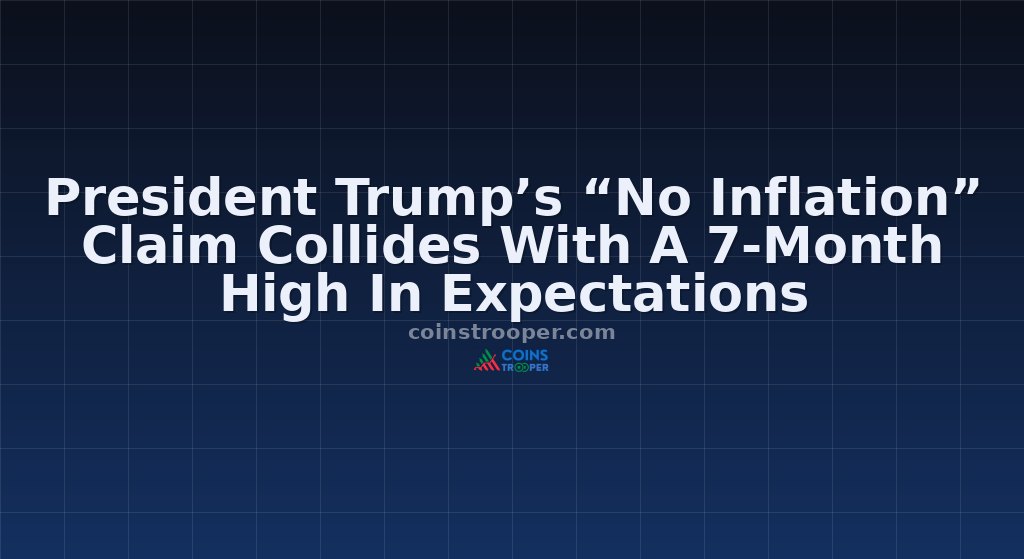 President Trump’s “No Inflation” Claim Collides With A 7-Month High In Expectations