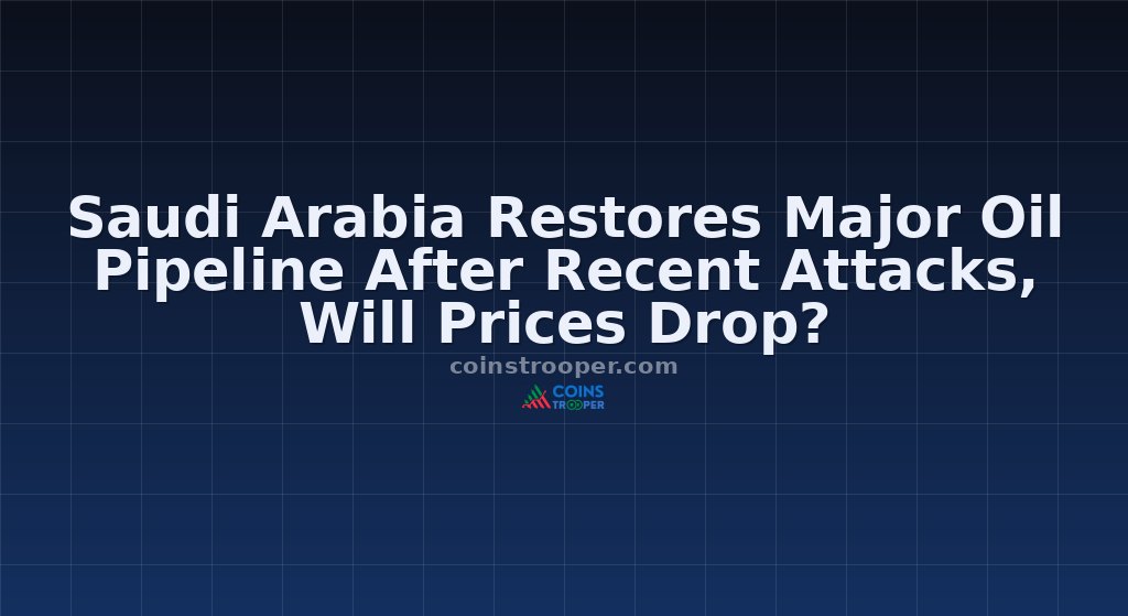 Saudi Arabia Restores Major Oil Pipeline After Recent Attacks, Will Prices Drop?