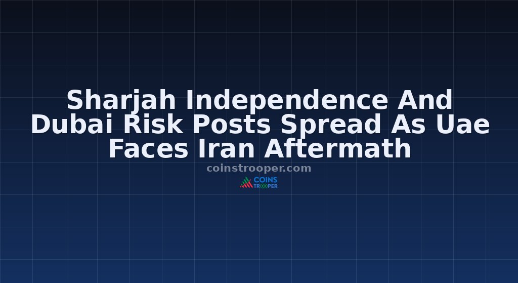 Sharjah Independence And Dubai Risk Posts Spread As Uae Faces Iran Aftermath
