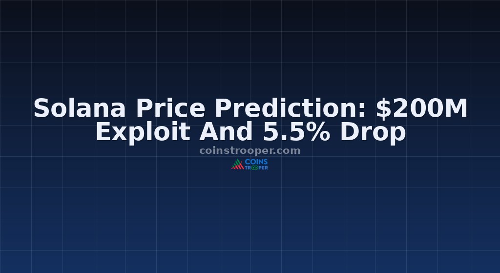 Solana Price Prediction: $200M Exploit And 5.5% Drop