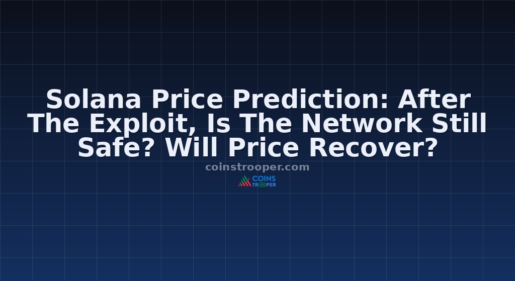 Solana Price Prediction: After The Exploit, Is The Network Still Safe? Will Price Recover?