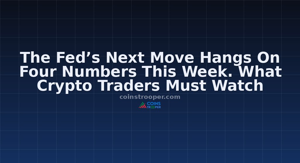 The Fed’s Next Move Hangs On Four Numbers This Week. What Crypto Traders Must Watch