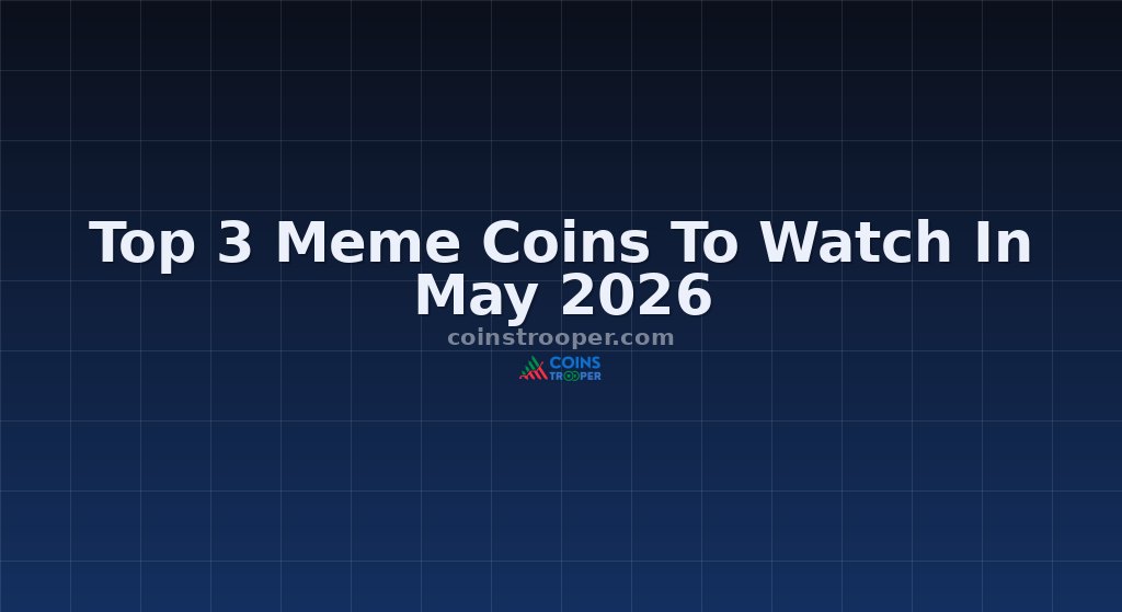 Top 3 Meme Coins To Watch In May 2026