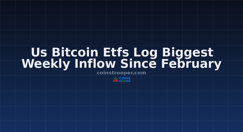 Us Bitcoin Etfs Log Biggest Weekly Inflow Since February