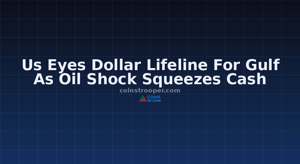 Us Eyes Dollar Lifeline For Gulf As Oil Shock Squeezes Cash