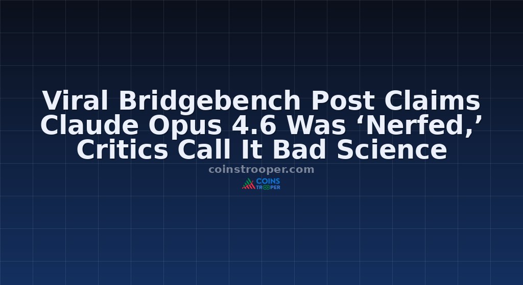 Viral Bridgebench Post Claims Claude Opus 4.6 Was ‘Nerfed,’ Critics Call It Bad Science