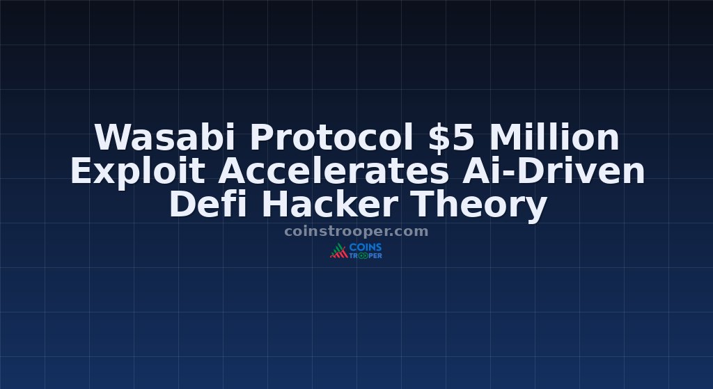 Wasabi Protocol $5 Million Exploit Accelerates Ai-Driven Defi Hacker Theory